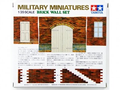 Tamiya - Brick Wall Set, 1/35, 35028 1