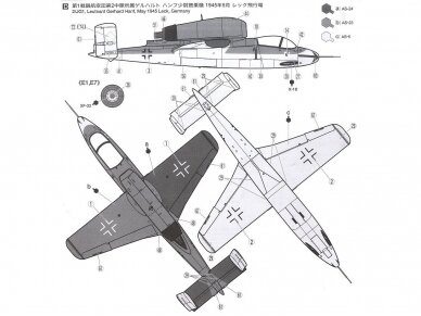 Tamiya - Heinkel He162 A-2 "Salamander", 1/48, 61097 11