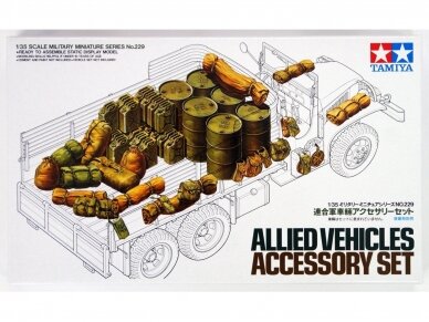 Tamiya - Allied Vehicles Accessory Set, 1/35, 35229