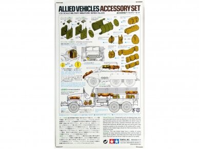 Tamiya - Allied Vehicles Accessory Set, 1/35, 35229 1
