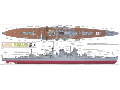 Tamiya - Japanese Heavy Cruiser Mogami, 1/350, 78023 14