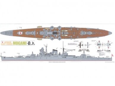 Tamiya - Japanese Heavy Cruiser Mogami, 1/350, 78023 15