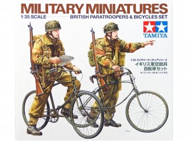 Tamiya - British Paratroopers & Bicycle set, 1/35, 35333