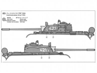 Tamiya - T-55A Russian Medium Tank, 1/35, 35257 7 Tamiya - T-55A Russian Medium Tank, 1/35, 35257 7