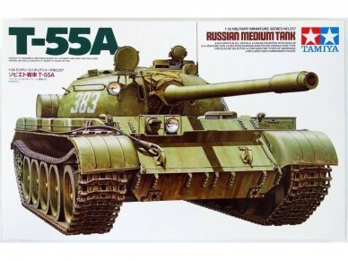 Tamiya - T-55A Russian Medium Tank, 1/35, 35257 Tamiya - T-55A Russian Medium Tank, 1/35, 35257