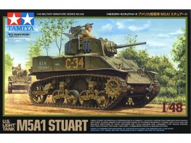 Tamiya - U.S. Light Tank M5A1 Stuart, 1/48, 32606 Tamiya - U.S. Light Tank M5A1 Stuart, 1/48, 32606