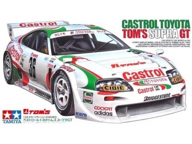 Tamiya - Castrol Toyota Tom`s Supra GT, 1/24, 24163 Tamiya - Castrol Toyota Tom`s Supra GT, 1/24, 24163