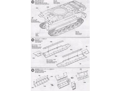 Tamiya - British Main Battle Tank Challenger 2, 1/35, 35274 16 Tamiya - British Main Battle Tank Challenger 2, 1/35, 35274 16