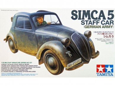 Tamiya - Simca 5 Staff Car (German Army), 1/35, 35321