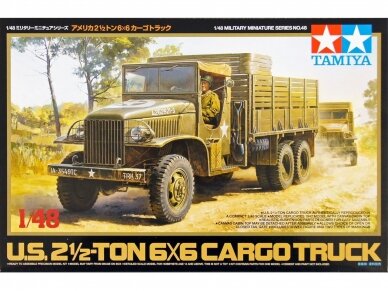 Tamiya - U.S. 2.5 Ton 6x6 Cargo Truck, 1/48, 32548