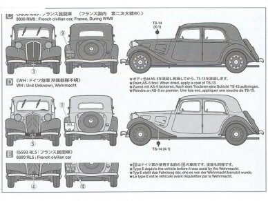 Tamiya - Citroen Traction 11CV, 1/35, 35301 4 Tamiya - Citroen Traction 11CV, 1/35, 35301 4