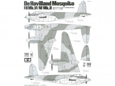Tamiya - De Havilland Mosquito FB Mk.VI/NF Mk.II, 1/48, 61062 9