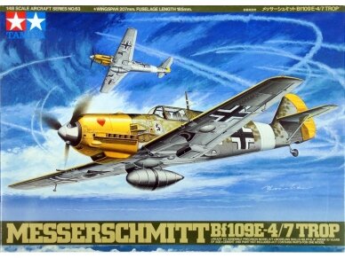 Tamiya - Messerschmitt Bf109E-4/7 Trop, 1/48, 61063