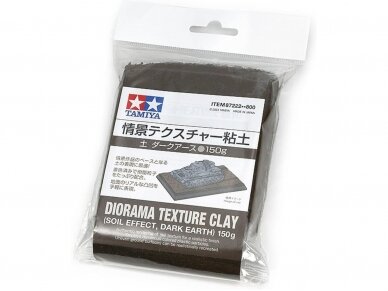 Tamiya - Diorama Texture Clay 150g (Soil Effect: Dark Earth), 87222 1 Tamiya - Diorama Texture Clay 150g (Soil Effect: Dark Earth), 87222 1