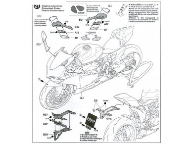 Tamiya - Ducati 1199 Panigale, 1/12, 14129 31 Tamiya - Ducati 1199 Panigale, 1/12, 14129 31