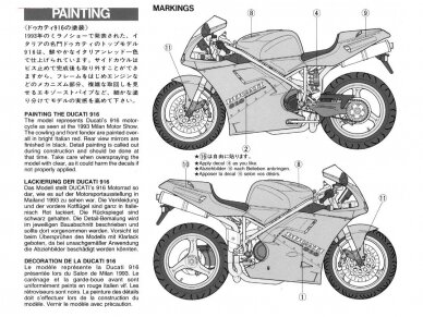 Tamiya - Ducati 916, 1/12, 14068 7 Tamiya - Ducati 916, 1/12, 14068 7