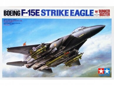 Tamiya - McDonnell Douglas F-15E Strike Eagle w/Bunker Buster, 1/32, 60312