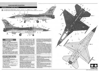 Tamiya - F-16CJ Fighting Falcon, 1/72, 60786 9 Tamiya - F-16CJ Fighting Falcon, 1/72, 60786 9