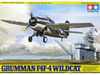 Tamiya - Grumman F4F-4 Wildcat, 1/48, 61034 Tamiya - Grumman F4F-4 Wildcat, 1/48, 61034