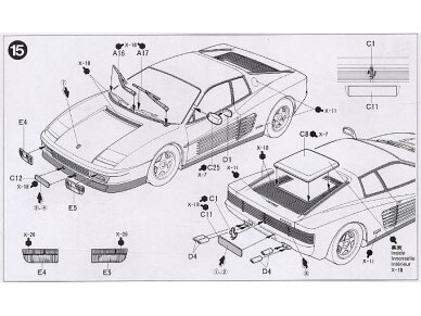Tamiya - Ferrari Testarossa, 1/24, 24059 11