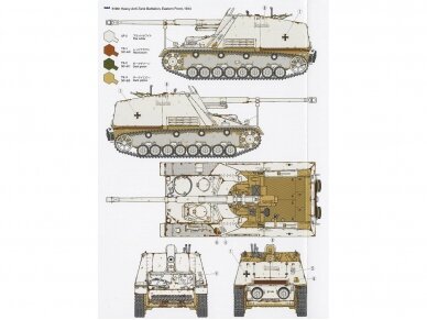 Tamiya - Nashorn 8.8cm Pak43/1 auf Geschützwagen III/IV(Sd.Kfz.164), 1/35, 35335 11 Tamiya - Nashorn 8.8cm Pak43/1 auf Geschützwagen III/IV(Sd.Kfz.164), 1/35, 35335 11