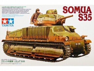 Tamiya - French Medium Tank SOMUA S35, 1/35, 35344 Tamiya - French Medium Tank SOMUA S35, 1/35, 35344
