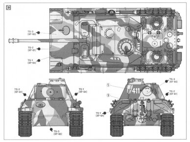 Tamiya - German Panther Ausf. G Early Production (w/Single Motor), 1/35, 30055 14