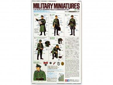 Tamiya - German Field Commander Set (5 figures), 1/35, 35298 1