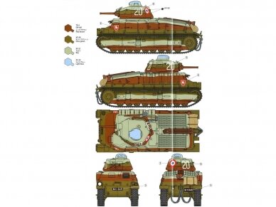 Tamiya - French Medium Tank SOMUA S35, 1/35, 35344 8 Tamiya - French Medium Tank SOMUA S35, 1/35, 35344 8