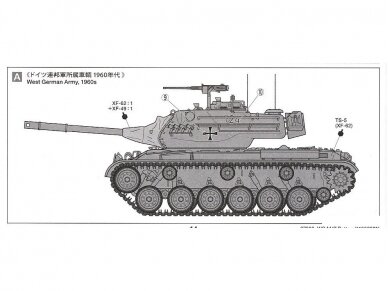 Tamiya - West German tank M47 Patton, 1/35, 37028 5