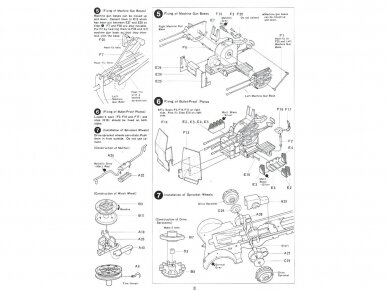 Tamiya - German 8 ton Semi Track 20mm Flakvierling Sd.Kfz 7/1, 1/35, 35050 8 Tamiya - German 8 ton Semi Track 20mm Flakvierling Sd.Kfz 7/1, 1/35, 35050 8
