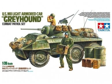 Tamiya - US M8 Light Armored Car "Greyhound", 1/35, 25196