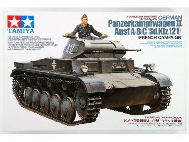 Tamiya - German Panzerkampfwagen II Ausf.A/B/C (Sd.Kfz.121) (French Campaign), 1/35, 35292 Tamiya - German Panzerkampfwagen II Ausf.A/B/C (Sd.Kfz.121) (French Campaign), 1/35, 35292
