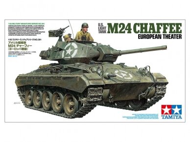 Tamiya - U.S. Light Tank M24 Chaffee European Theater, 1/35, 35391 Tamiya - U.S. Light Tank M24 Chaffee European Theater, 1/35, 35391