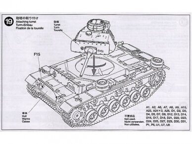 Tamiya - Panzerkampfwagen III Ausf. L Sd.Kfz. 141/1, 1/48, 32524 13