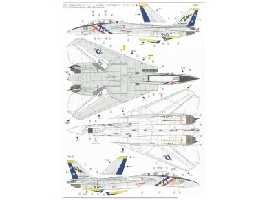 Tamiya - Grumman F-14A Tomcat, 1/48, 61114 27