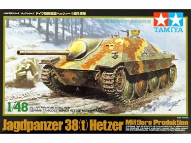 Tamiya - Jagdpanzer 38(t) Hetzer "Mid Production", 1/48, 32511