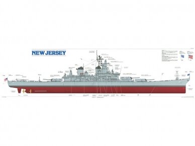 Tamiya - US Battleship USS New Jersey BB-62, 1/350, 78028 7