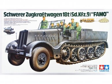 Tamiya - Schwerer Zugkraftwagen 18t (Sd.Kfz.9) Famo, 1/35, 35239