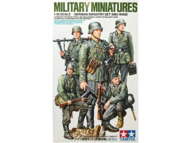 Tamiya - German Infantry Set (Mid-WWII), 1/35, 35371 Tamiya - German Infantry Set (Mid-WWII), 1/35, 35371
