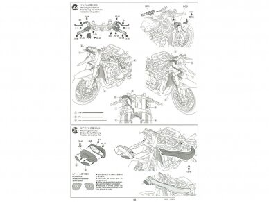 Tamiya - Kawasaki Ninja H2R, 1/12, 14131 25 Tamiya - Kawasaki Ninja H2R, 1/12, 14131 25