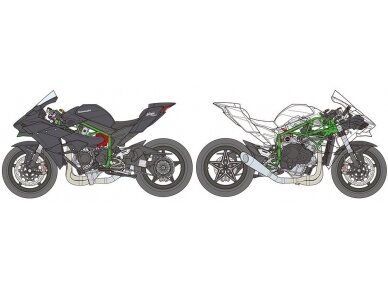 Tamiya - Kawasaki Ninja H2R, 1/12, 14131 2 Tamiya - Kawasaki Ninja H2R, 1/12, 14131 2