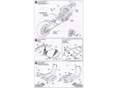 Tamiya - Kawasaki Ninja ZX-RR, 1/12, 14109 16 Tamiya - Kawasaki Ninja ZX-RR, 1/12, 14109 16
