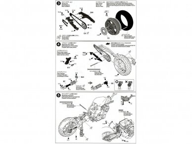 Tamiya - Kawasaki ZZR 1400, 1/12, 14111 8 Tamiya - Kawasaki ZZR 1400, 1/12, 14111 8