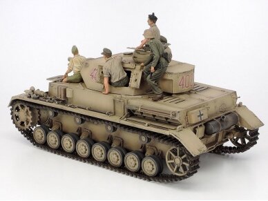 Tamiya - Panzerkampfwagen IV Ausf F. & Motorcycle North Africa, 1/35, 25208 1