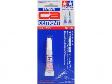 Tamiya - CA Cement Gel Type (CA super klijai, geliniai), 3g, 87091