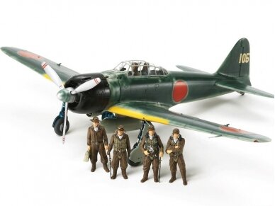 Tamiya - Mitsubishi A6M3/3a Zero Fighter, 1/48, 61108 1 Tamiya - Mitsubishi A6M3/3a Zero Fighter, 1/48, 61108 1