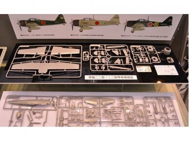 Tamiya - Mitsubishi A6M3/3a Zero Fighter, 1/48, 61108 3