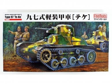 Fine Molds - Imperial Japanese Army Type 97 Te-Ke Type 97 Light Armored Car, Scale:1/35, FM10