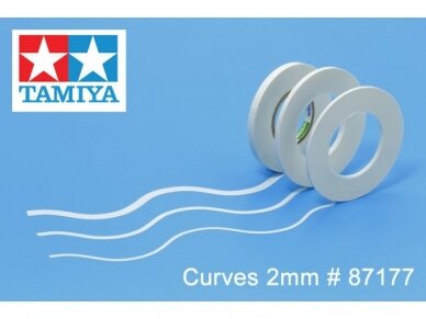 Tamiya - Masking Tape for Curves 2mm, 87177 1